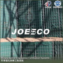 Joesco green geotextile military defense bastion