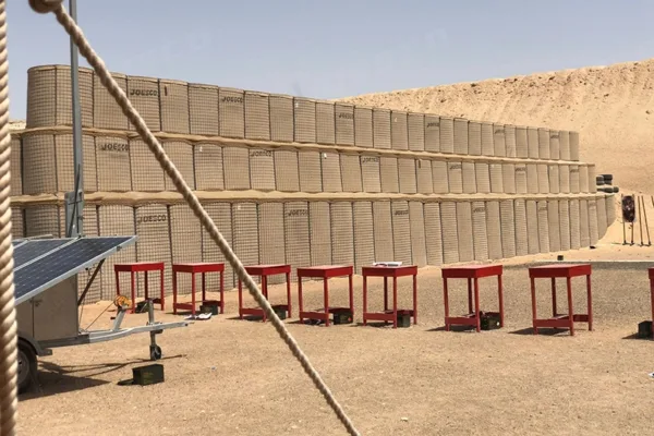 hesco barrier shooting range